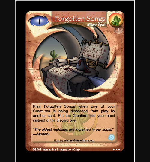 Forgotten Songs - Foil